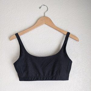 Outdoor Voices Double Time Bra - Charcoal/Medium